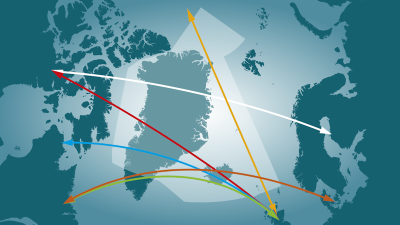 Alþjóðaflugmálastofnunin (ICAO) hefur falið sjö ríkjum að sjá um flugumferðarþjónustu yfir Norður-Atlantshafi. Þessi lönd eru Bretland, Ísland, Kanada, Noregur, Bandaríkin, Danmörk og Portúgal.